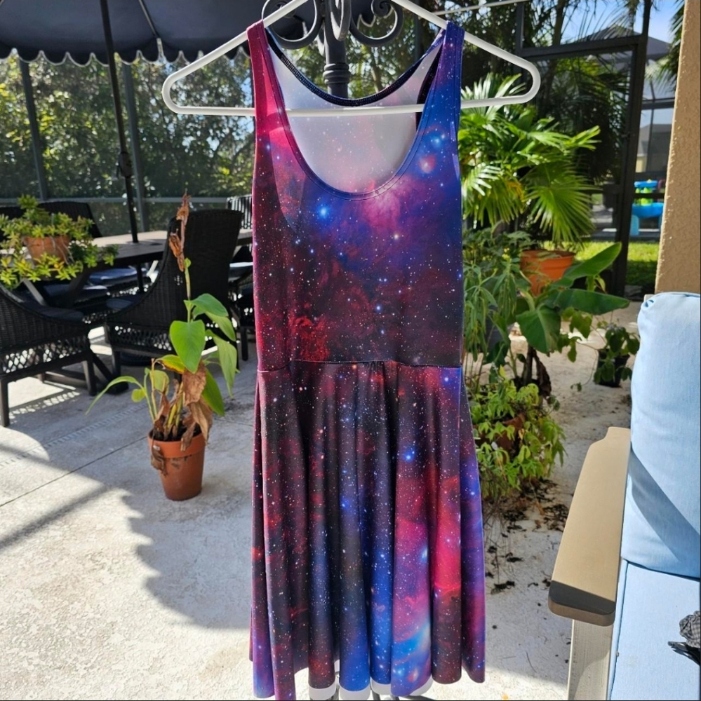 Blackmilk Cosmic Print Dress